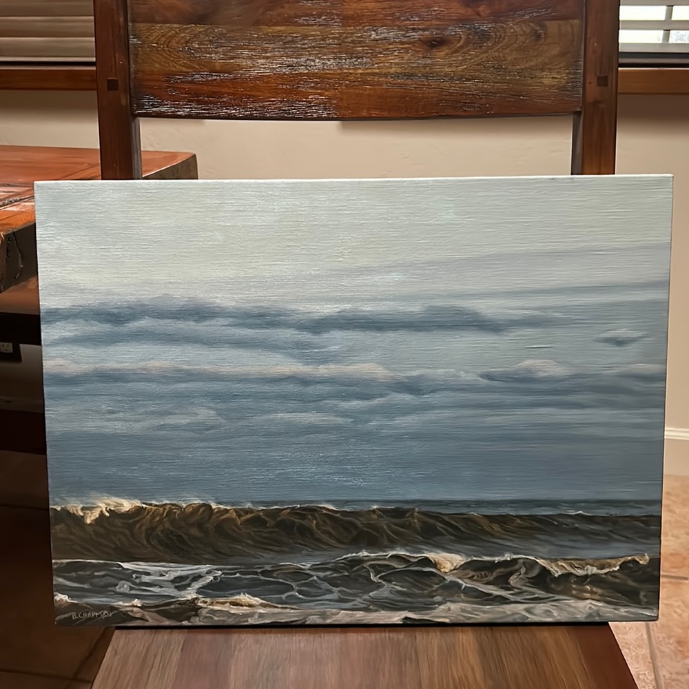 Original acrylic, seascape